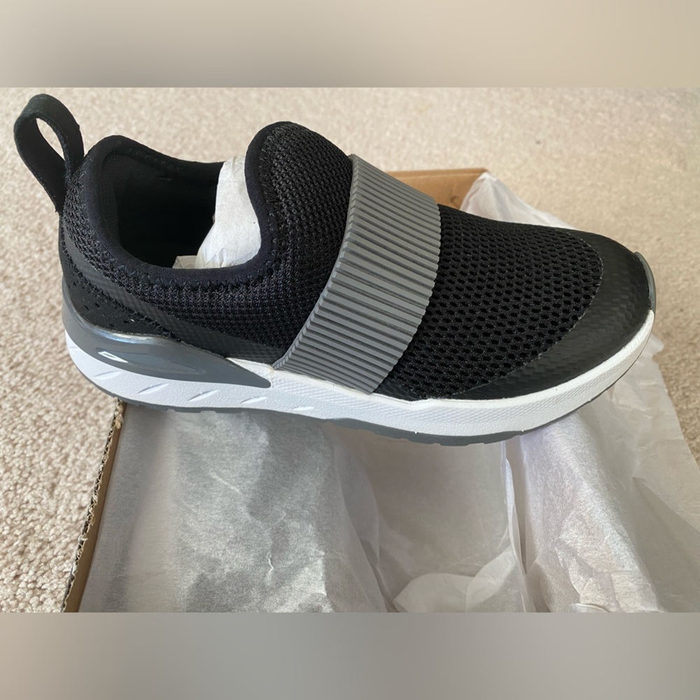 Never worn DSG slip on sneakers Black Grey